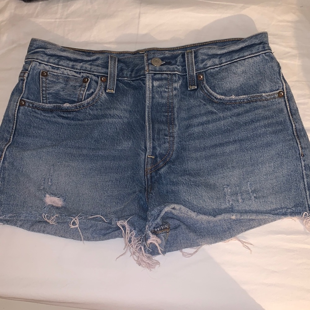 Levi’s Jean Shorts white oak cone denim